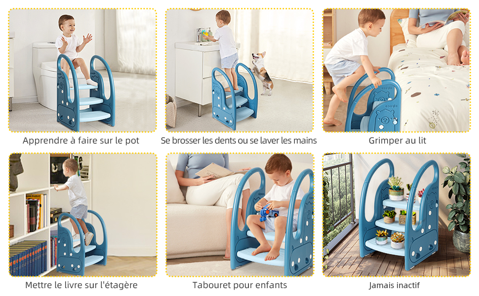 Marche Pied Pour Enfant 3 Marches Antidérapant, Rehausseur Stable, Tabouret Bébé Multifonction Avec Poignées, Parfait Pour Apprentissage De La Propreté, Cusine, Salle De Bain, Gris Rose 14 Marche Pied Pour Enfant 3 Marches Antidérapant, Rehausseur Stable, Tabouret Bébé Multifonction Avec Poignées, Parfait Pour Apprentissage De La Propreté, Cusine, Salle De Bain, Gris Rose -ATMOSPHERA || Songmics Soldes Boutique AAHKMJXYDAFdJAOAIMEbOAchCgvLIw0Qi3Xh6ZcLz5fRxB FXR1wRneBFVZe76k zdp3OwfNDBH paV25Dyfc tD Q HTbHau WpIdhoapg6ag==