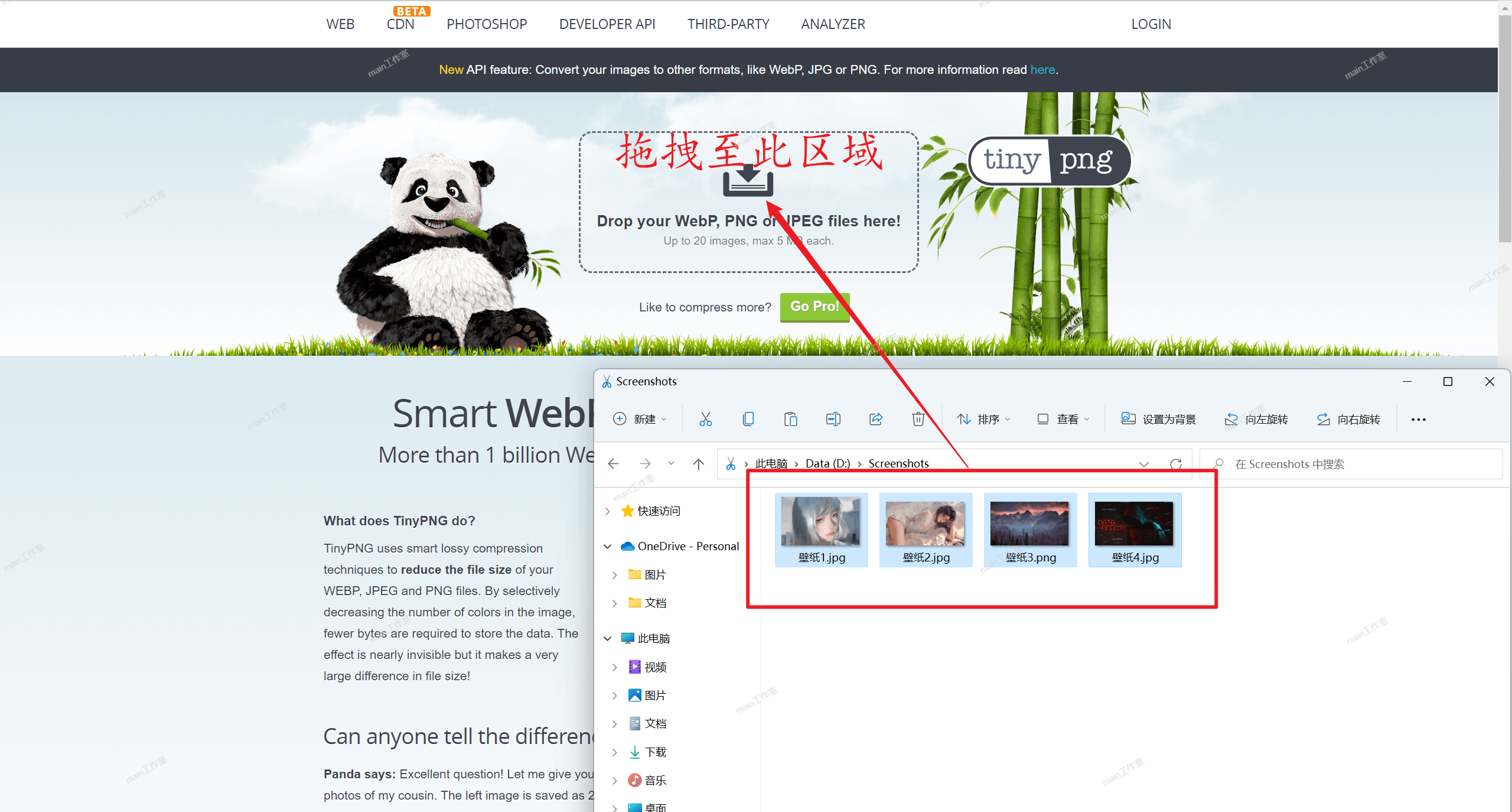 最好用的在线图片压缩工具——TinyPNG