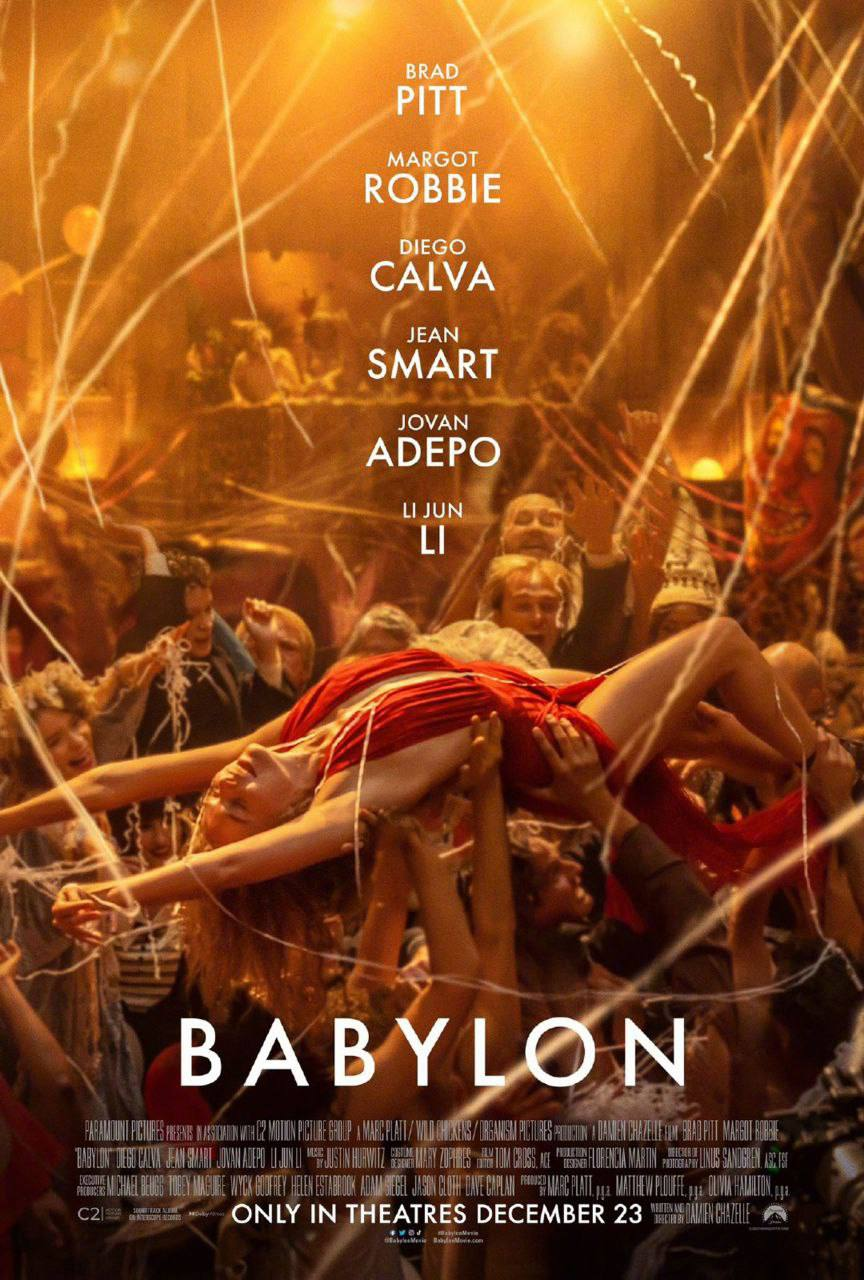 巴比伦 Babylon (2022) 4K HDR+1080P  中英双字/外挂字幕 /R级高分电影 / 星声追梦荷里活(港)/，大小：40GB左右