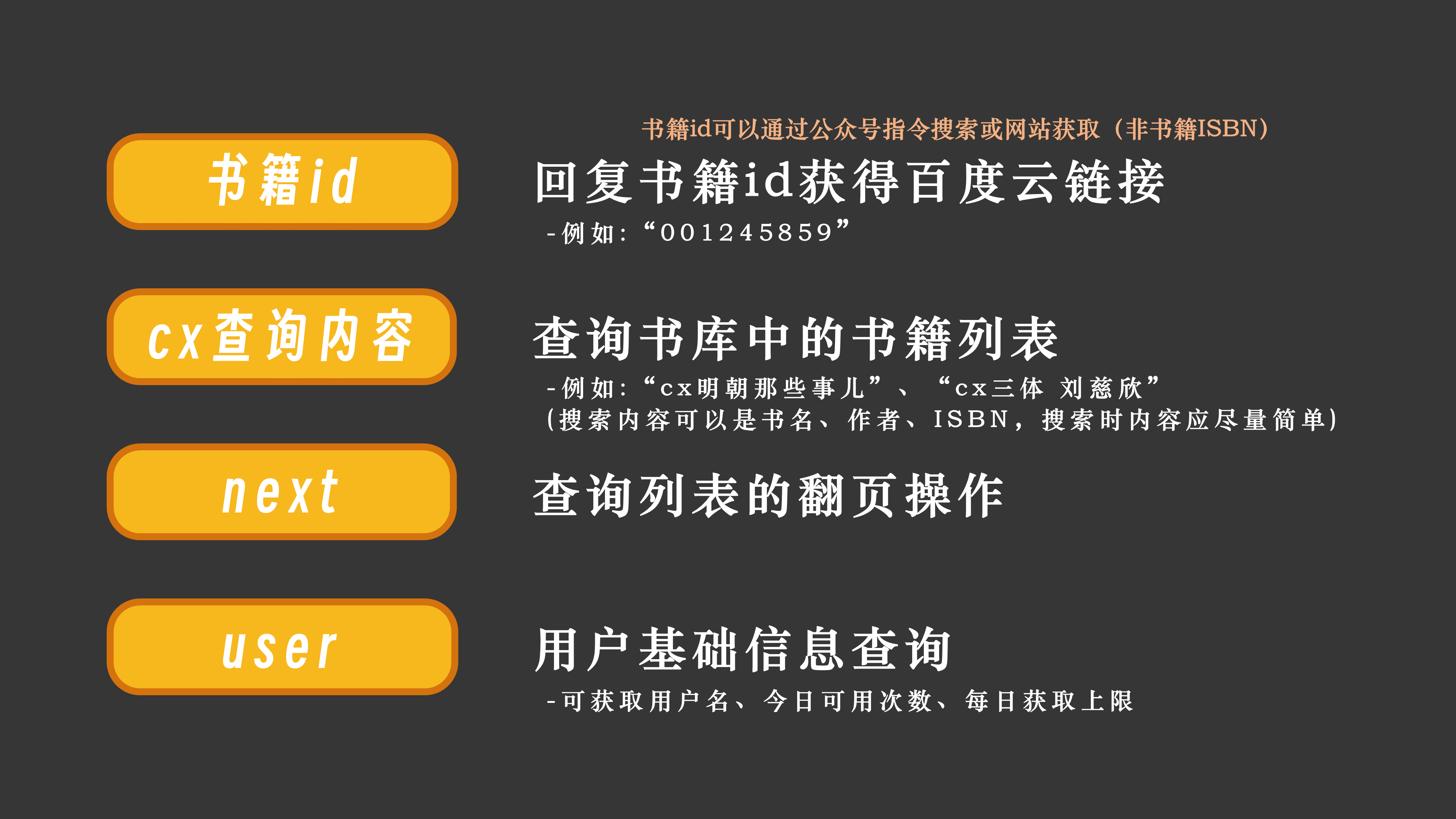 公众号搜索指令一图流