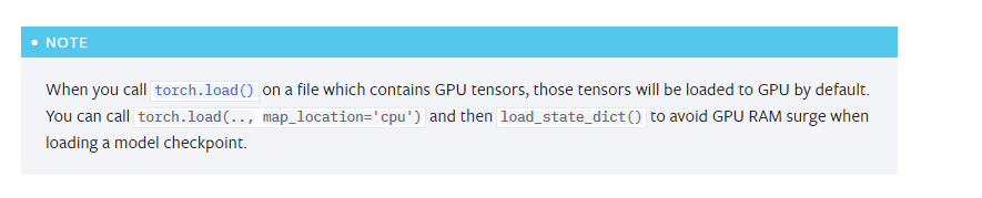 Pytorch Doc 提示