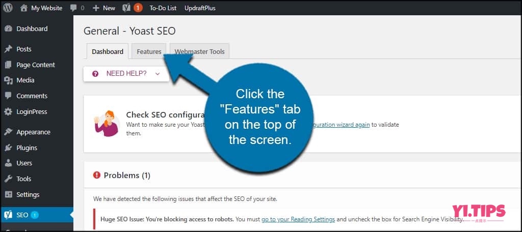 图片[3]-使用 Yoast SEO 创建 WordPress 站点地图-Yi.Tips