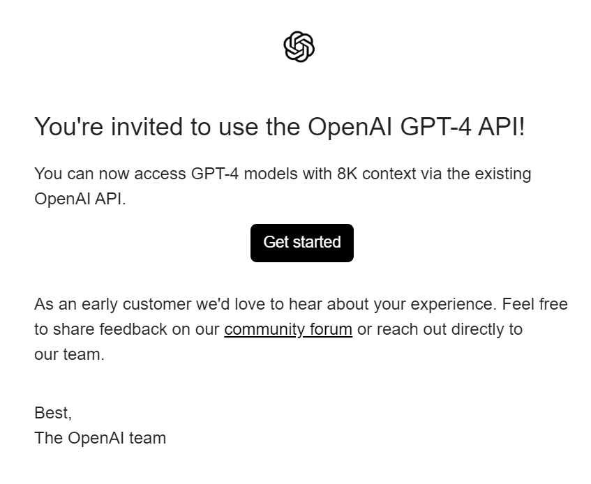 V2EX-GPT-4 API 邀请，有人收到邮件吗 - 第1张  | 牛C网(NiuL.Net)