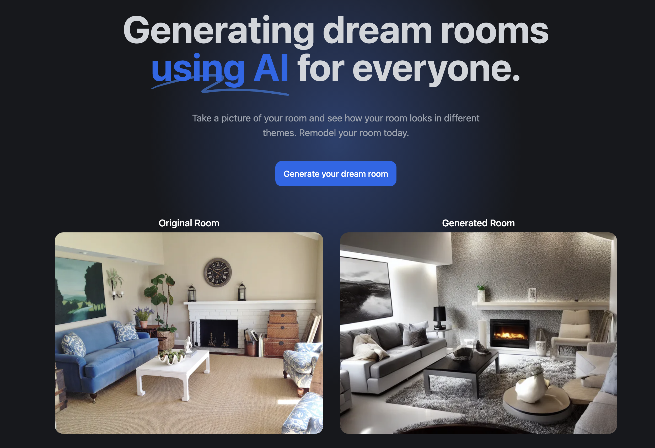 RoomGPT-AI自动生成房间设计图