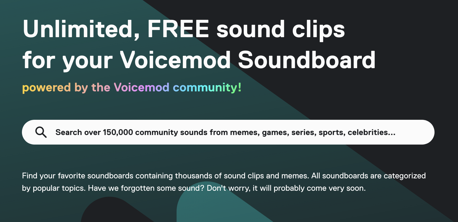 Voicemod：提供无限免费的声音剪辑