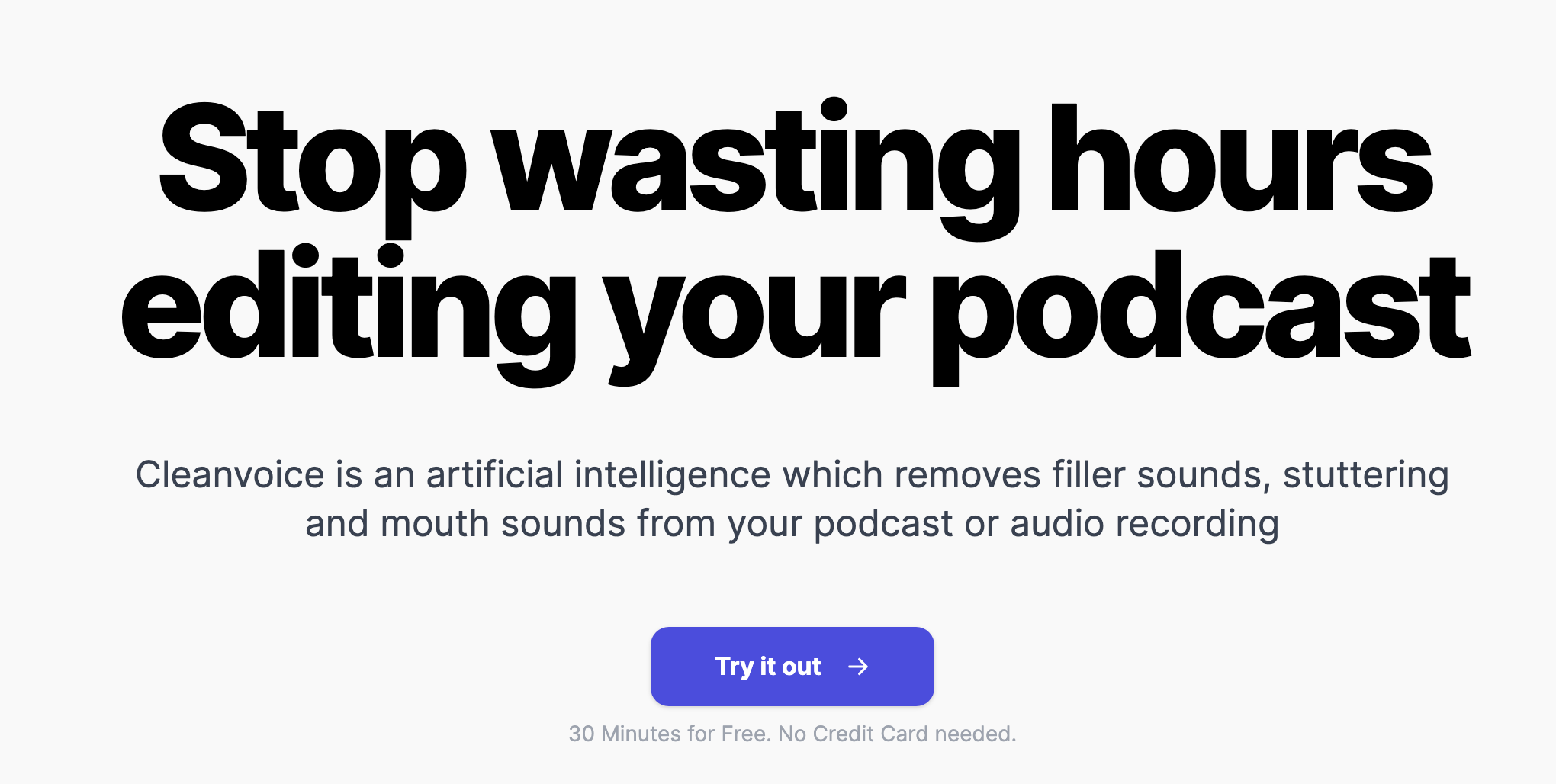 Cleanvoice AI 一個能夠清除錄音中多餘聲音的AI工具 適用於 Podcast