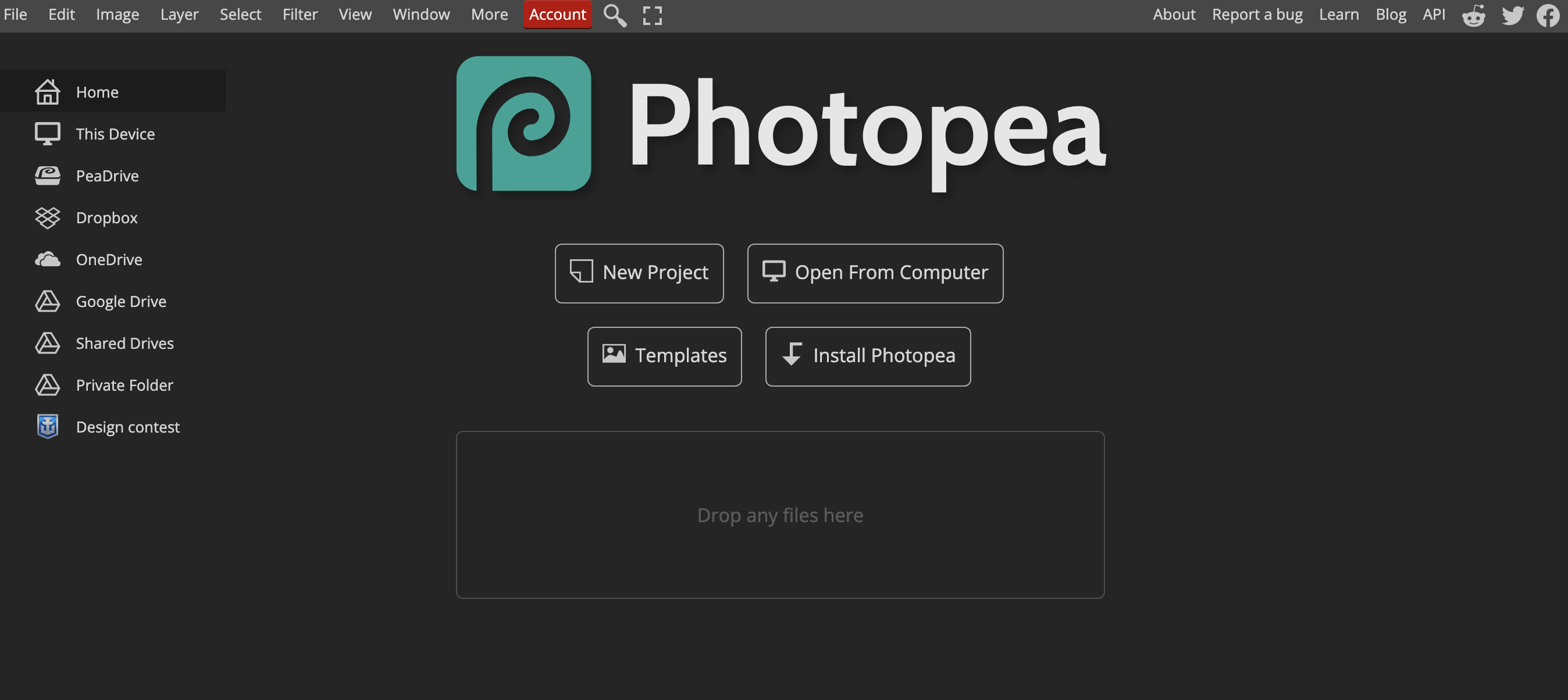 Photopea：一个基于Web的图像处理软件