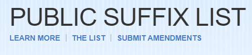 关于Public Suffix List,你所要知道的一切