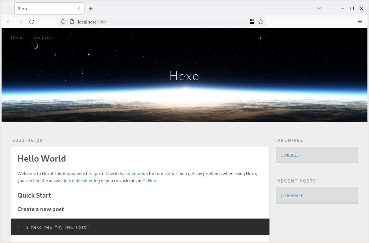 「MYOI 七月刊」如何创建一个 Hexo 博客？