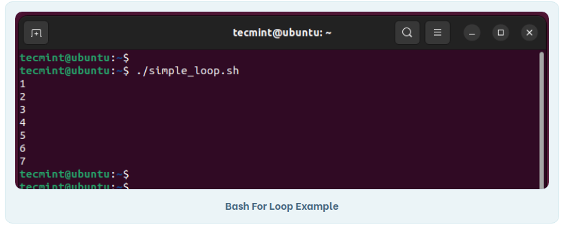 如何在 Linux 中使用 Bash For 循环