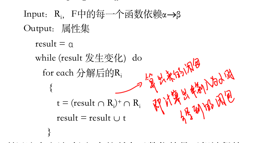 判定保持函数依赖的算法