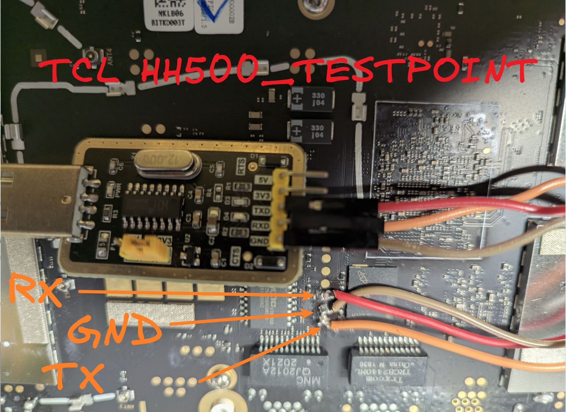 TCL H500 TESTPOINT