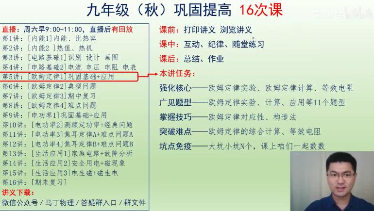 马丁初中物理提高课程视频一点库资源-致力于各大收费VIP教程和网赚项目分享一点库资源