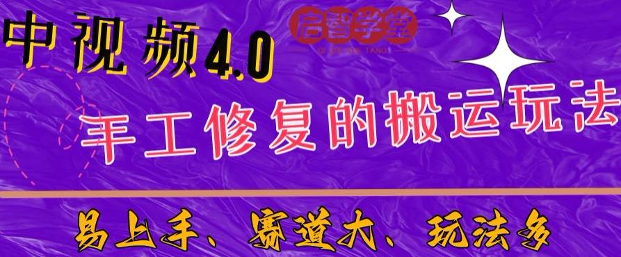 中视频4.0赛道：新手福音，一小时制作，三天过计划，7天看效果【揭秘】第一学习库-致力于各大收费VIP教程和网赚项目分享第一学习库