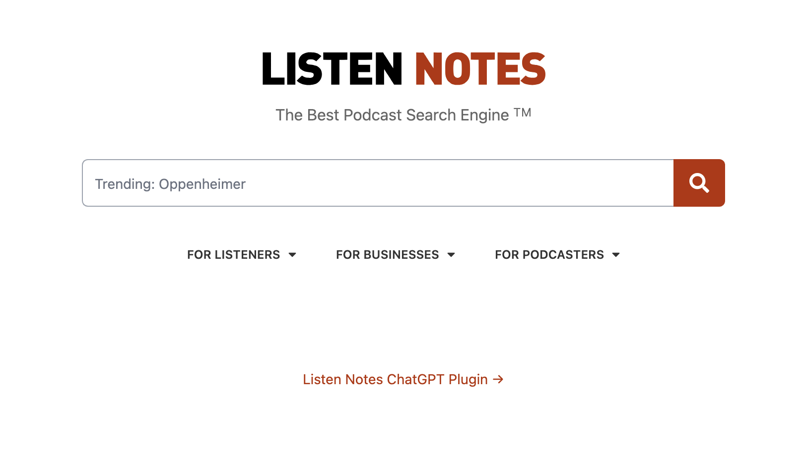 Listen Notes：是最好的播客搜索引擎