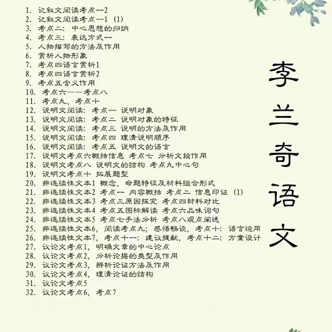 图片[5]上海名师，北京名师，几何，函数，英语，语文，阅读，物理化学，课程下载【完结好课】李兰奇语文名师亲授作文记叙文上海名师，北京名师，几何，函数，英语，语文，阅读，物理化学，课程下载小初高名师课堂