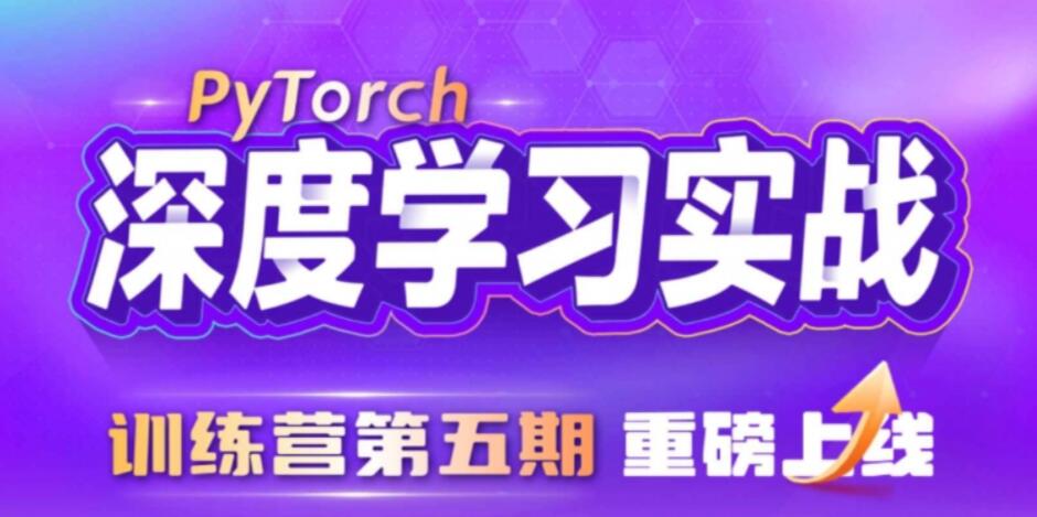 九天&菜菜 数据技术课堂-PyTorch深度学习实战训练营（5期）第一学习库-致力于各大收费VIP教程和网赚项目分享第一学习库