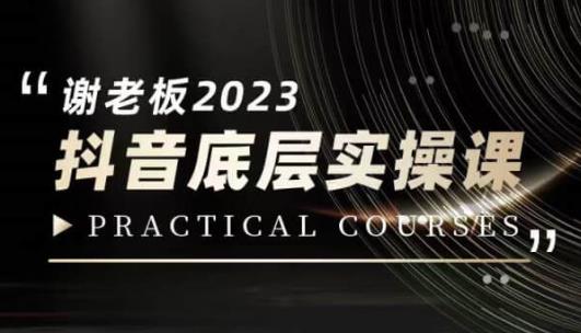 蟹老板·2023抖音底层实操课，打造短视频的底层认知第一学习库-致力于各大收费VIP教程和网赚项目分享第一学习库