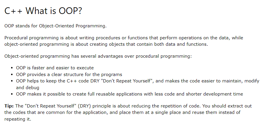 C++ What is OOP ?
