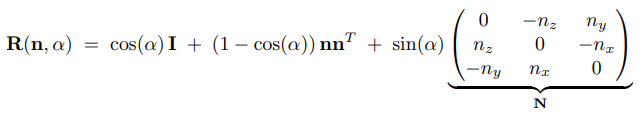 Rodrigues’ Rotation Formula