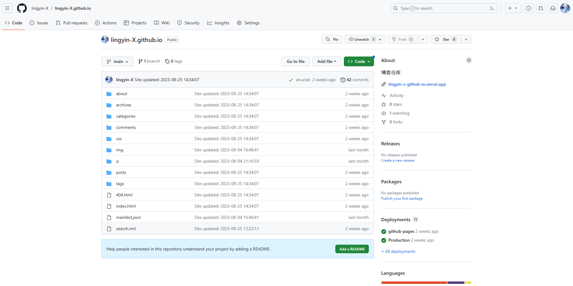 提交到GitHub alt text