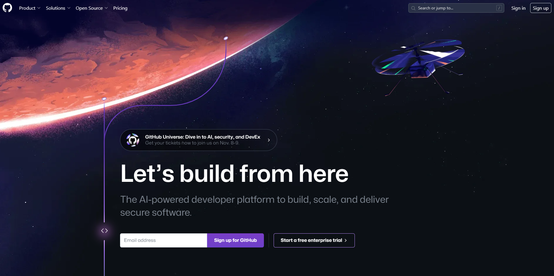 GitHub注册界面 alt text