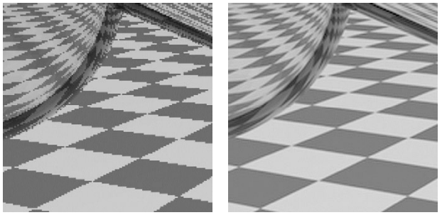 Point Sampling vs Antialiasing