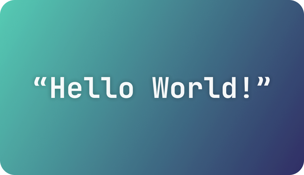 Hello world