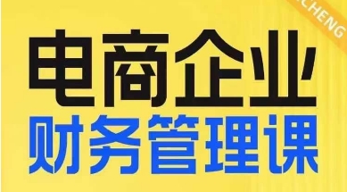 电商企业财务管理线上课，为电商企业规划财税第一学习库-致力于各大收费VIP教程和网赚项目分享第一学习库