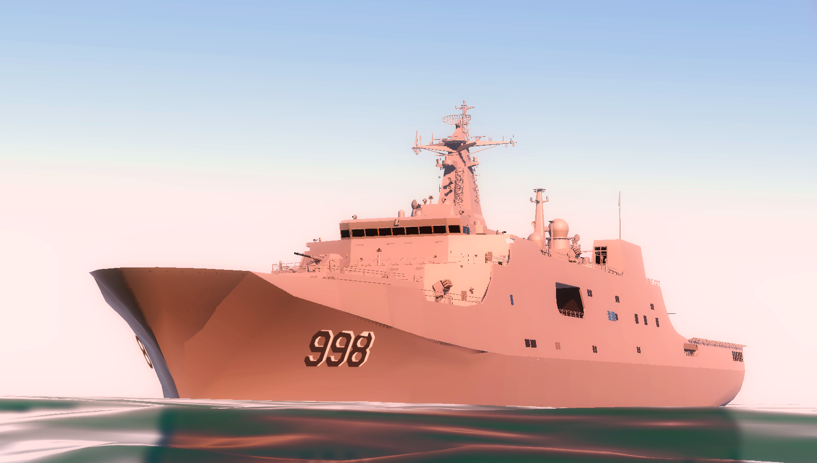 SimplePlanes | Type 071 Amphibious Transport Dock