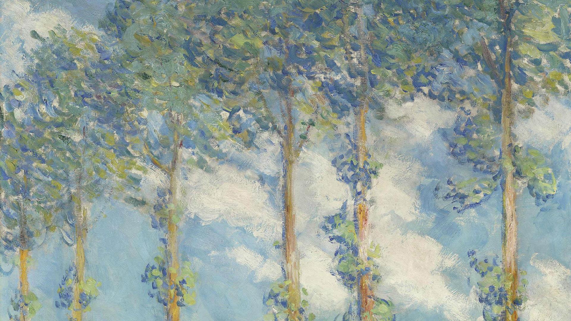 莫奈-《白杨树》 alt text