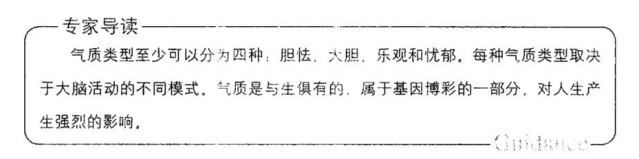 与生俱来的气质