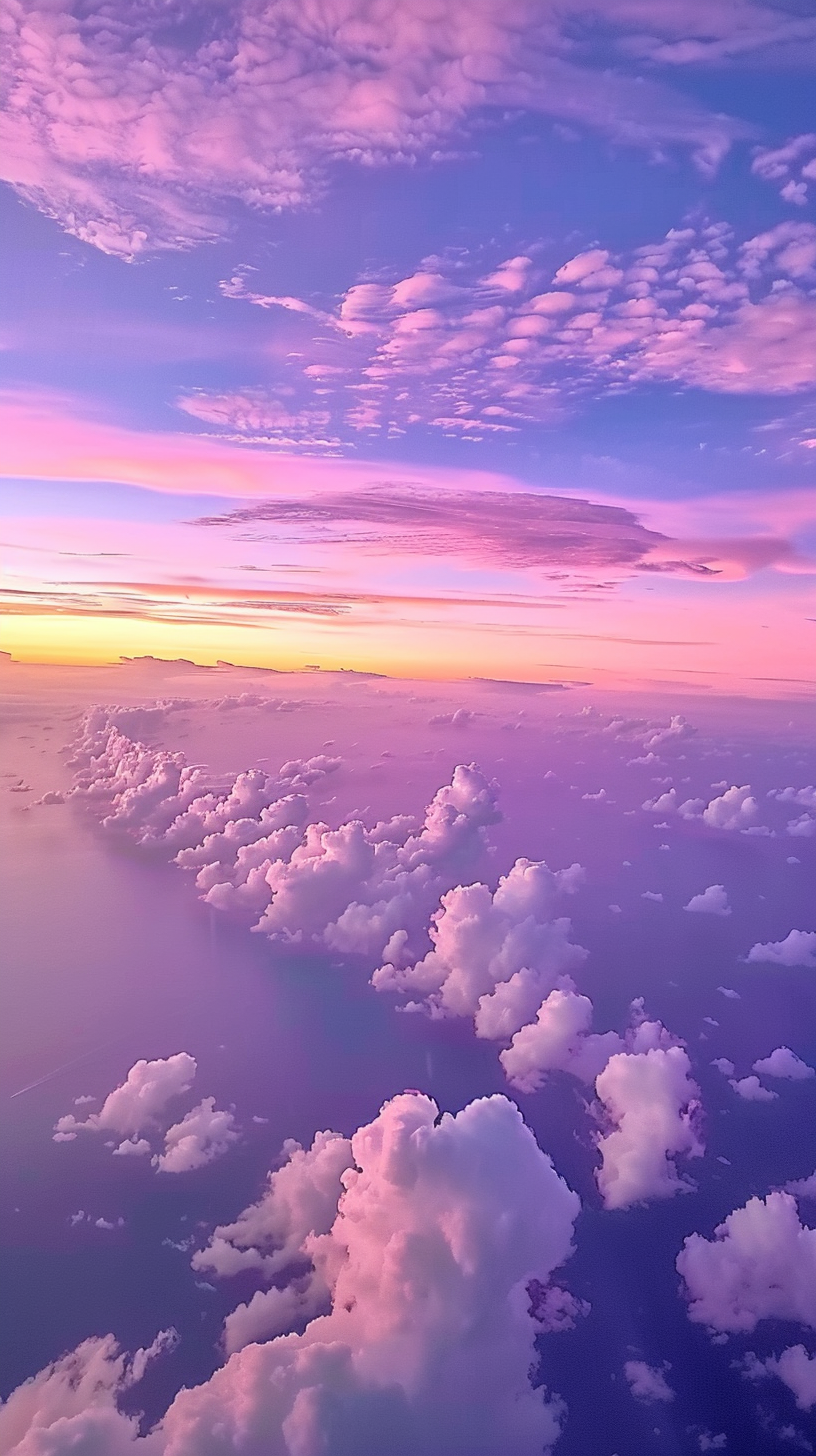 The sunset glow is gorgeous, the clouds are colorful and the sea is deep and beautiful.