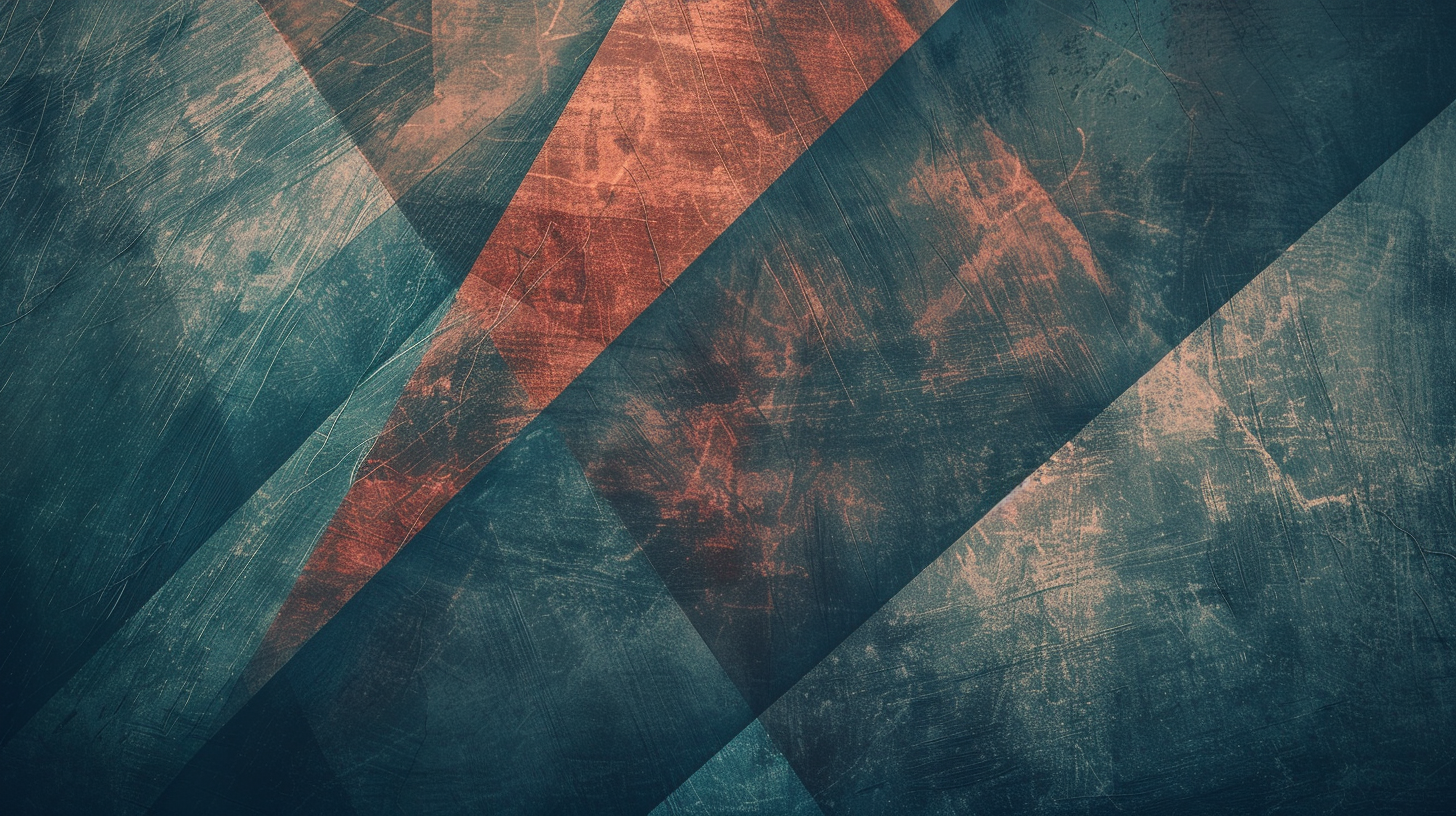 Blue and red interwoven, abstract and profound, the beauty of art immediately before the eyes.