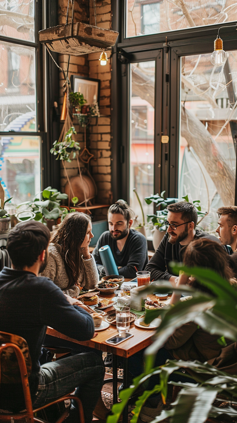 The entrepreneurial team gathered, the discussion was heated, and the scenery outside the window was set off.