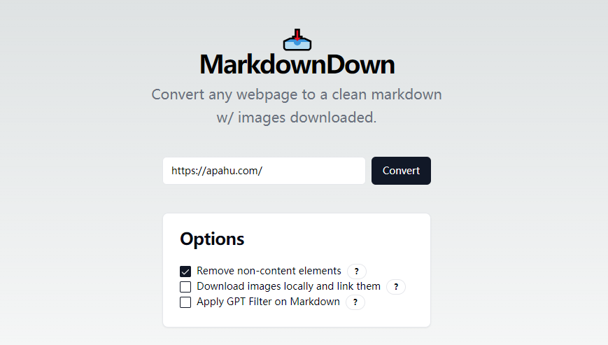 MarkdownDown-将任何网页转换为 Markdown - 第1张
