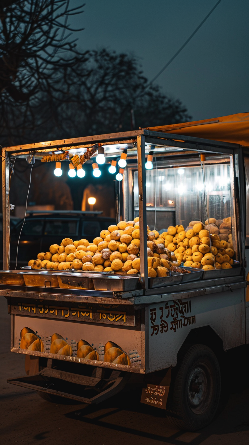 At night, the avocado lights up.