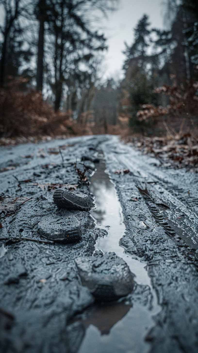 Black shoes swept the dirt that covered Forest Dick.