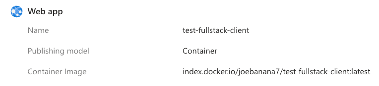 container image updated