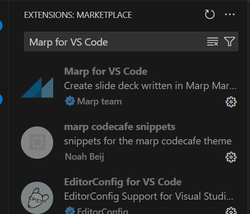 Marp for VScode