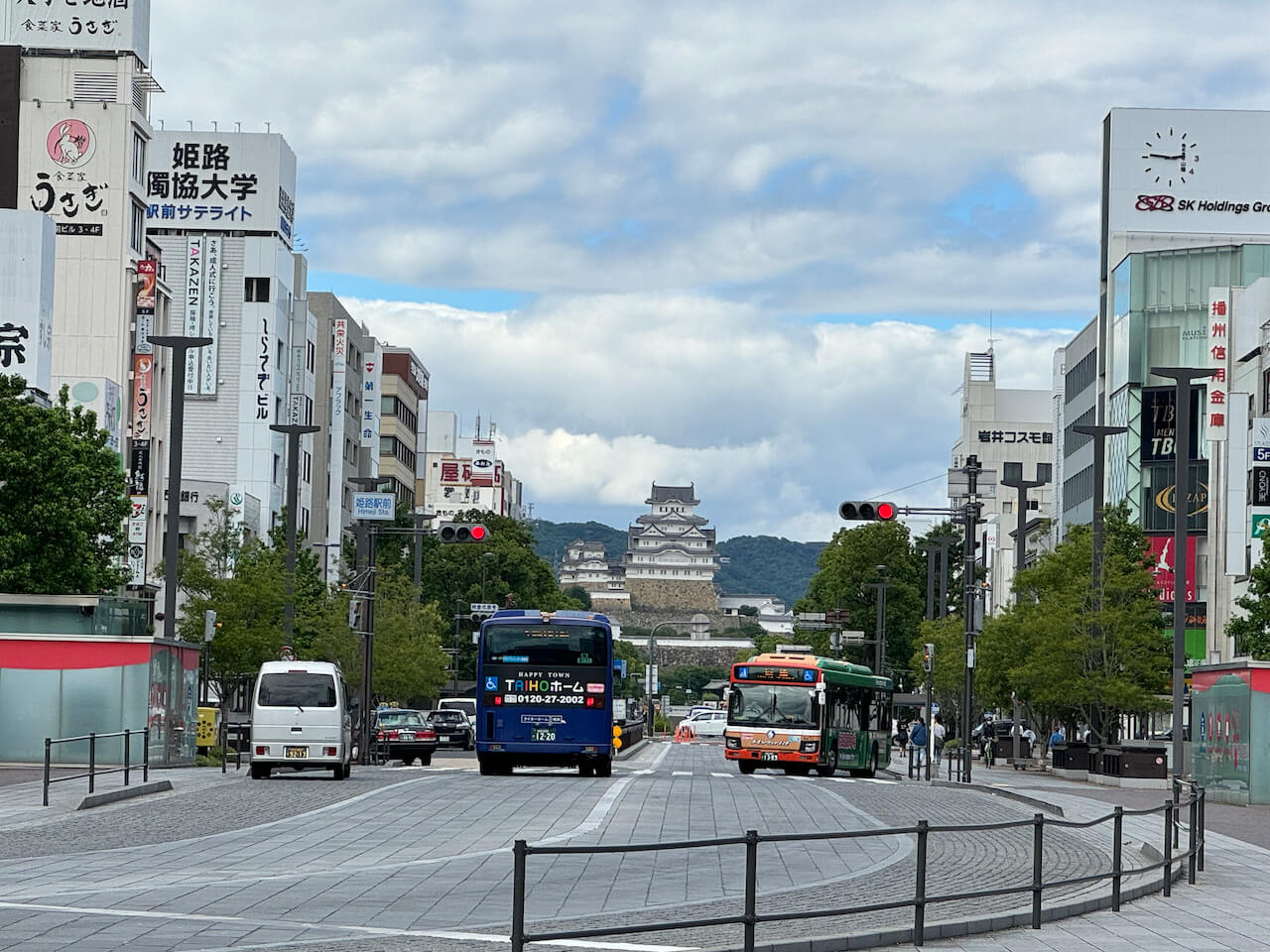 Himeji Castle from afar