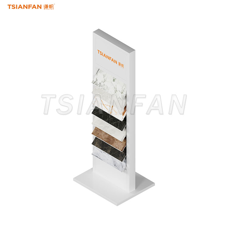 SRL138-quartz stone display stand ceramic tile display rack