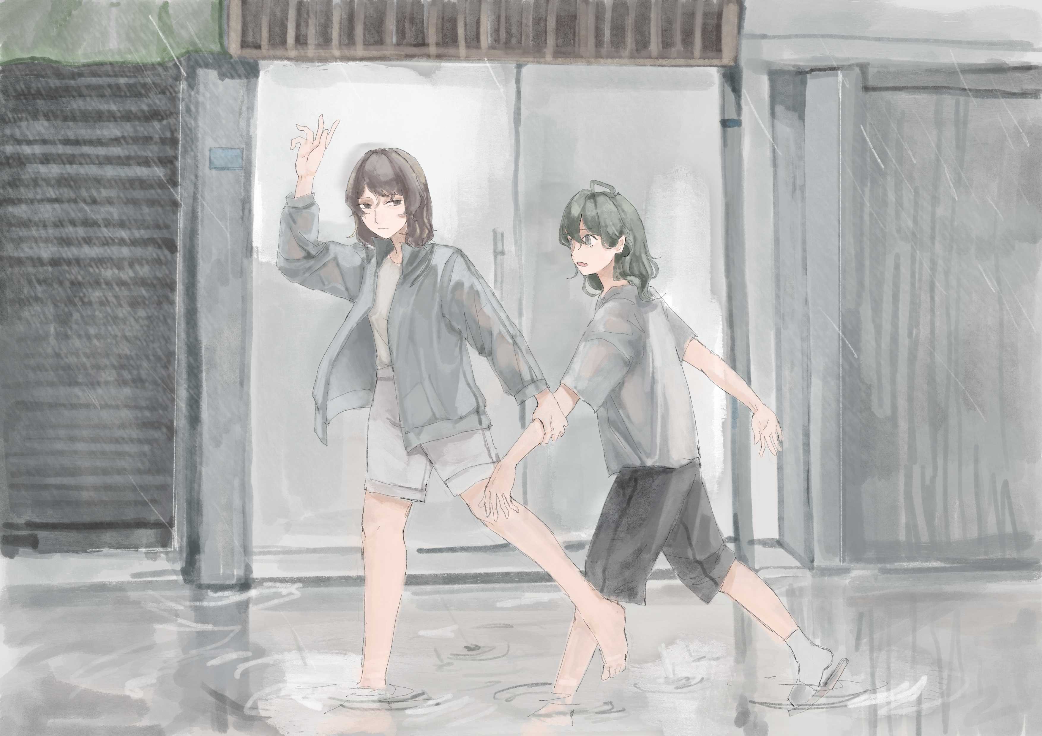 躲雨