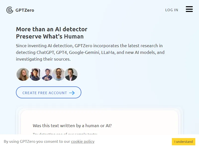 The Trusted AI Detector for ChatGPT, GPT-4, & More | GPTZero