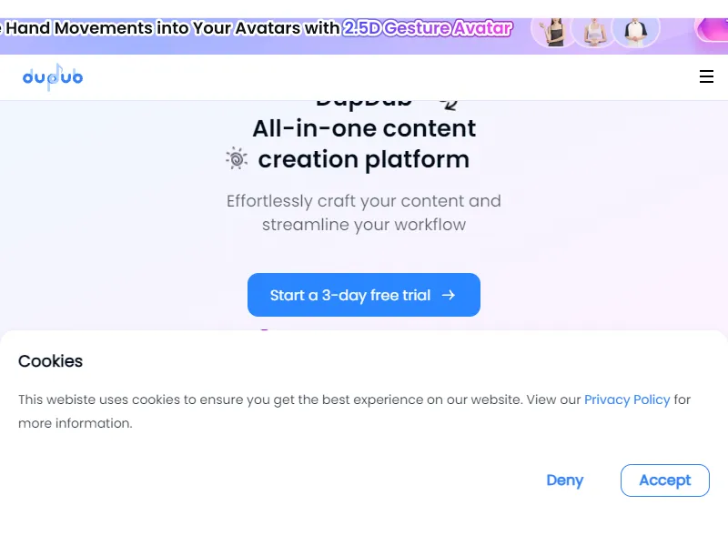 Dupdub AI Tools: Social Media Content Creation Software
