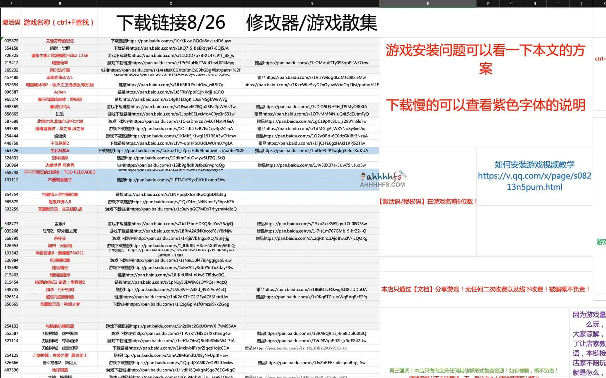 某宝花钱买的电脑单机游戏集合 700+