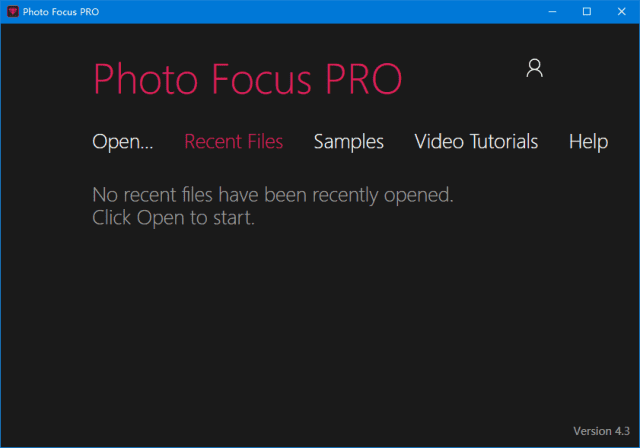 InPixio Photo Focus(模糊照片清晰处理软件) v4.3.8622 便携版