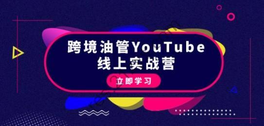 跨境油管YouTube线上营：大量实战一步步教你从理论到实操到赚钱（45节）