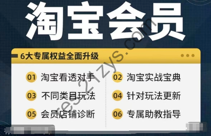 淘系会员初级到高手全系实战宝典【淘宝所有课程，全面分析对手】