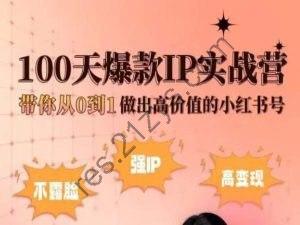 小红书100天爆款IP实战营